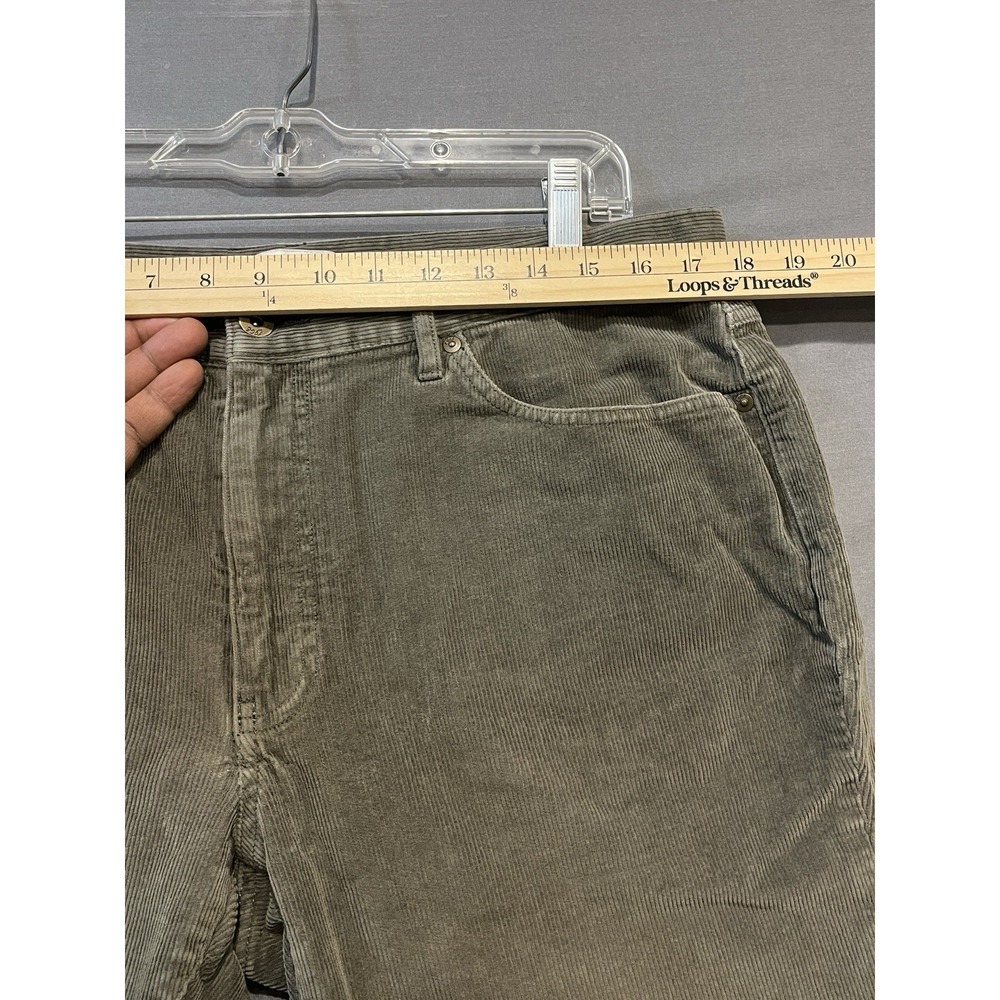 Jos. A. Bank Corduroy Pants Mens *36 x 30 Green Tailored Fit Chino Slacks - Picture 7 of 10
